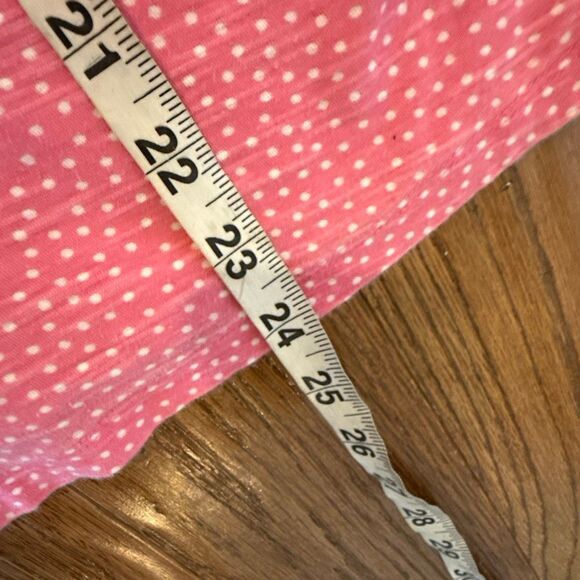 Lilly Pulitzer pink polka dot puff sleeve tshirt size XLarge - Picture 5 of 7